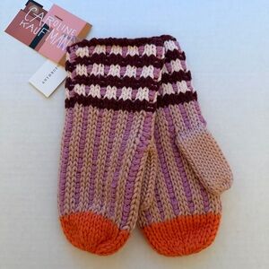 CAROLINE KAUFMAN X ANTHROPOLOGIE Knit Fairbanks Mittens- NWT